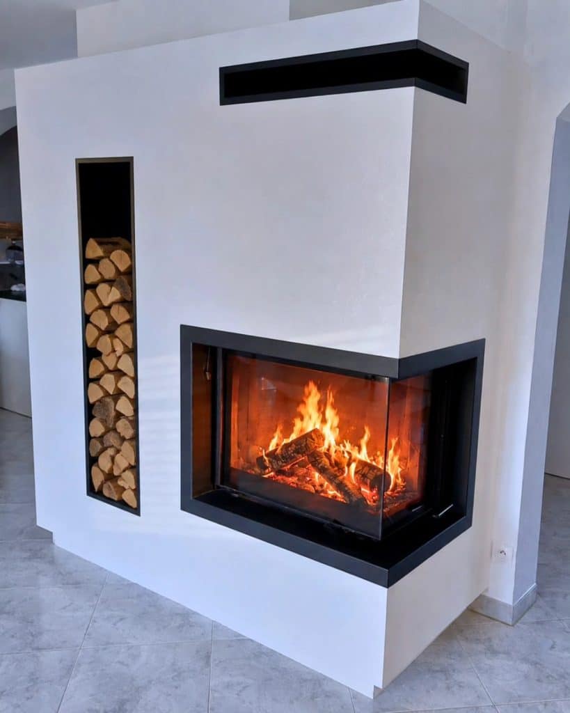 Installation dune cheminee bois a Alteckendorf deco